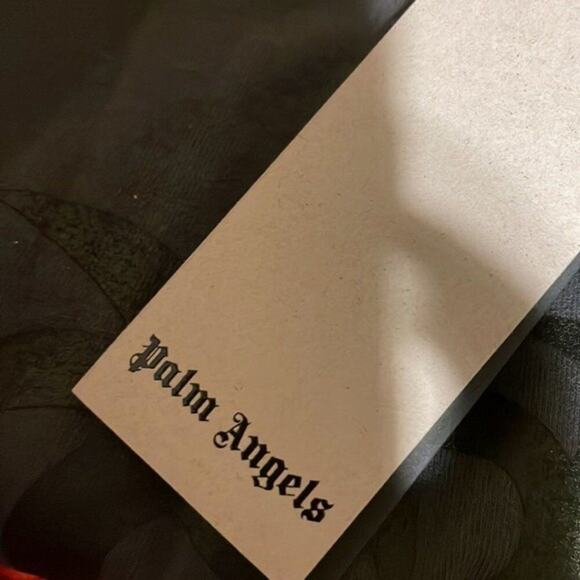 Palm Angels cropped dark gray T shirt L - Picture 6 of 12